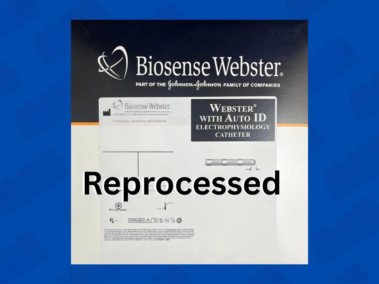 WEBSTER Electrophysiology Catheter with AUTO ID - Fixed Curve - NON NAV - 5mm - A-Josephson Type/Yellow - 6Fr x 115cm - Reprocessed