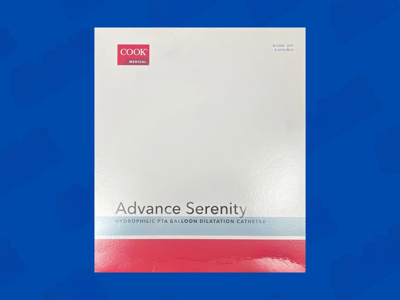 Advance Serenity 14 Hydrophilic PTA Balloon Dilatation Catheter - OTW - SER14-150-30-40 - 3.0mm x 40mm x 150cm