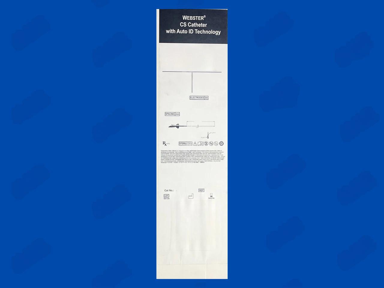 WEBSTER CS Catheter with Auto ID Technology - NON NAV - 2-8-2mm - F Curve - 6Fr x 115cm