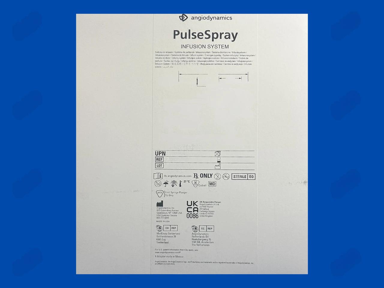 Pulse Spray Infusion System - 5Fr x 135cm x 50cm
