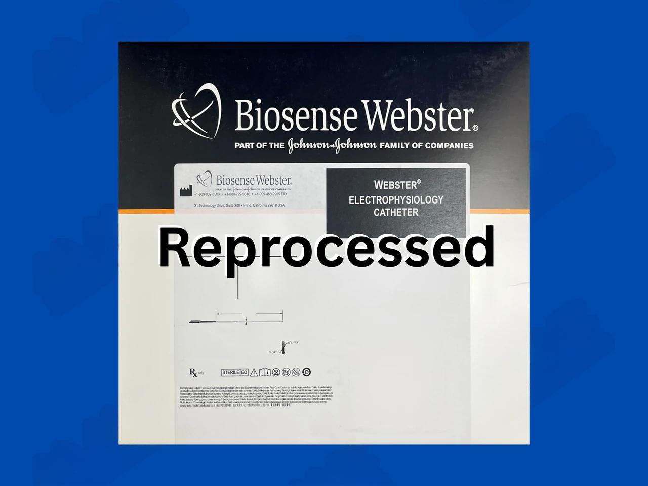 WEBSTER Electrophysiology Catheter - Fixed Curve - 2mm - F-Type/Black - 6Fr x 115cm - Reprocessed