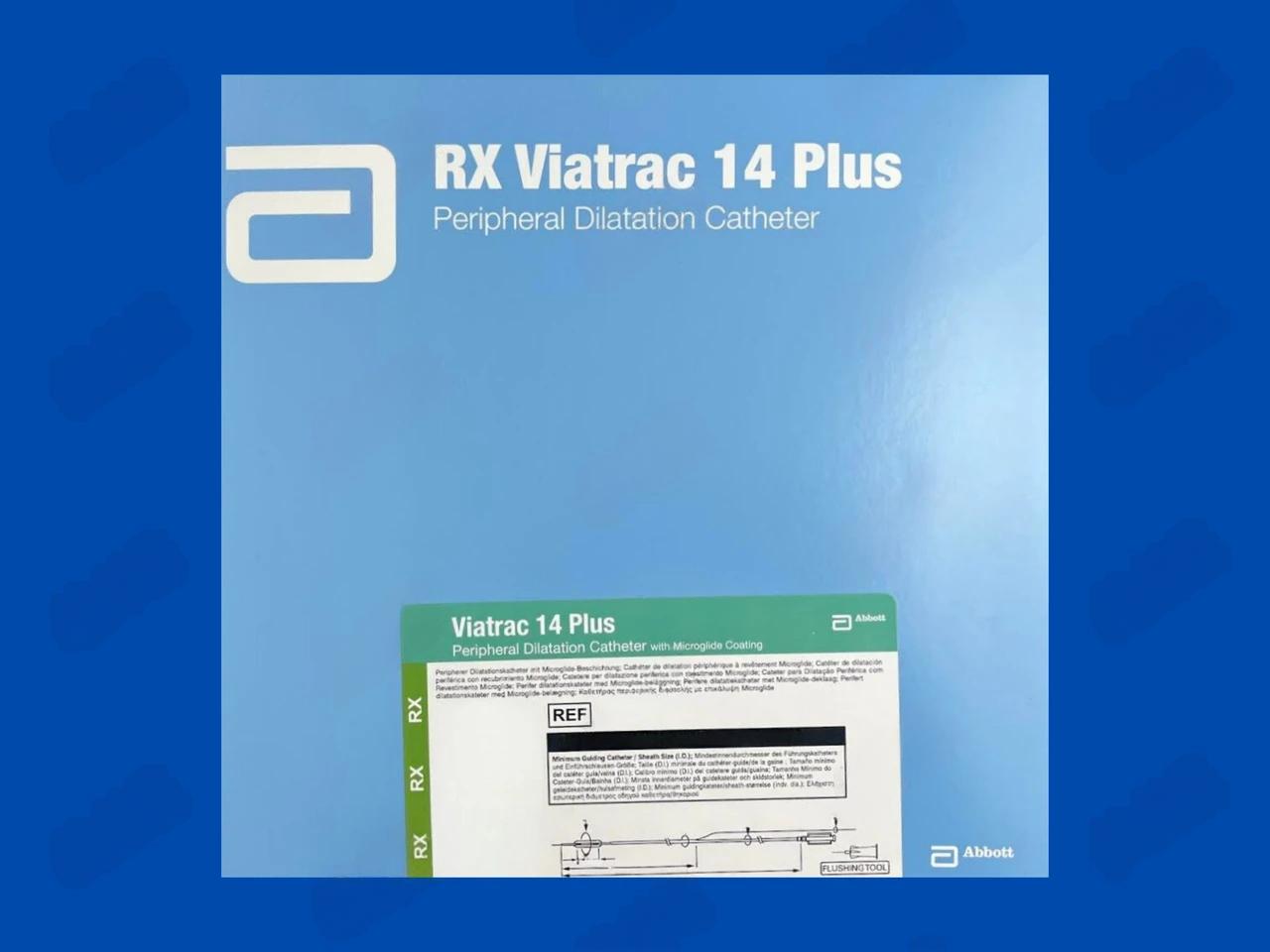 Viatrac 14 Plus Peripheral Dilatation Catheter with Microglide Coating - 7.0mm x 20mm x 80cm