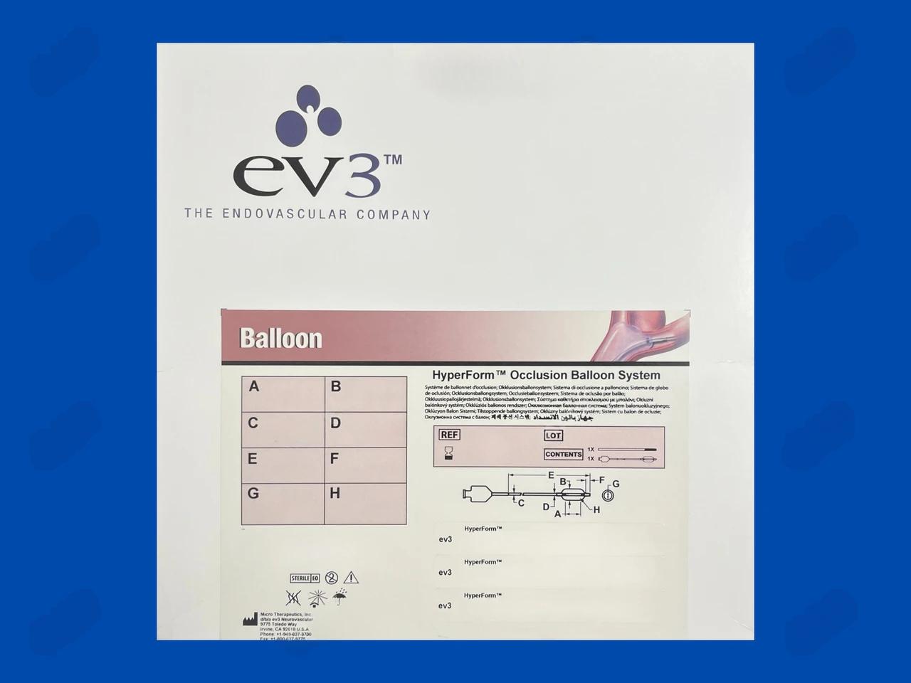 HyperForm Occlusion Balloon System - 4mm x 7mm (Balloon Catheter), .010" x 200cm (Guidewire)