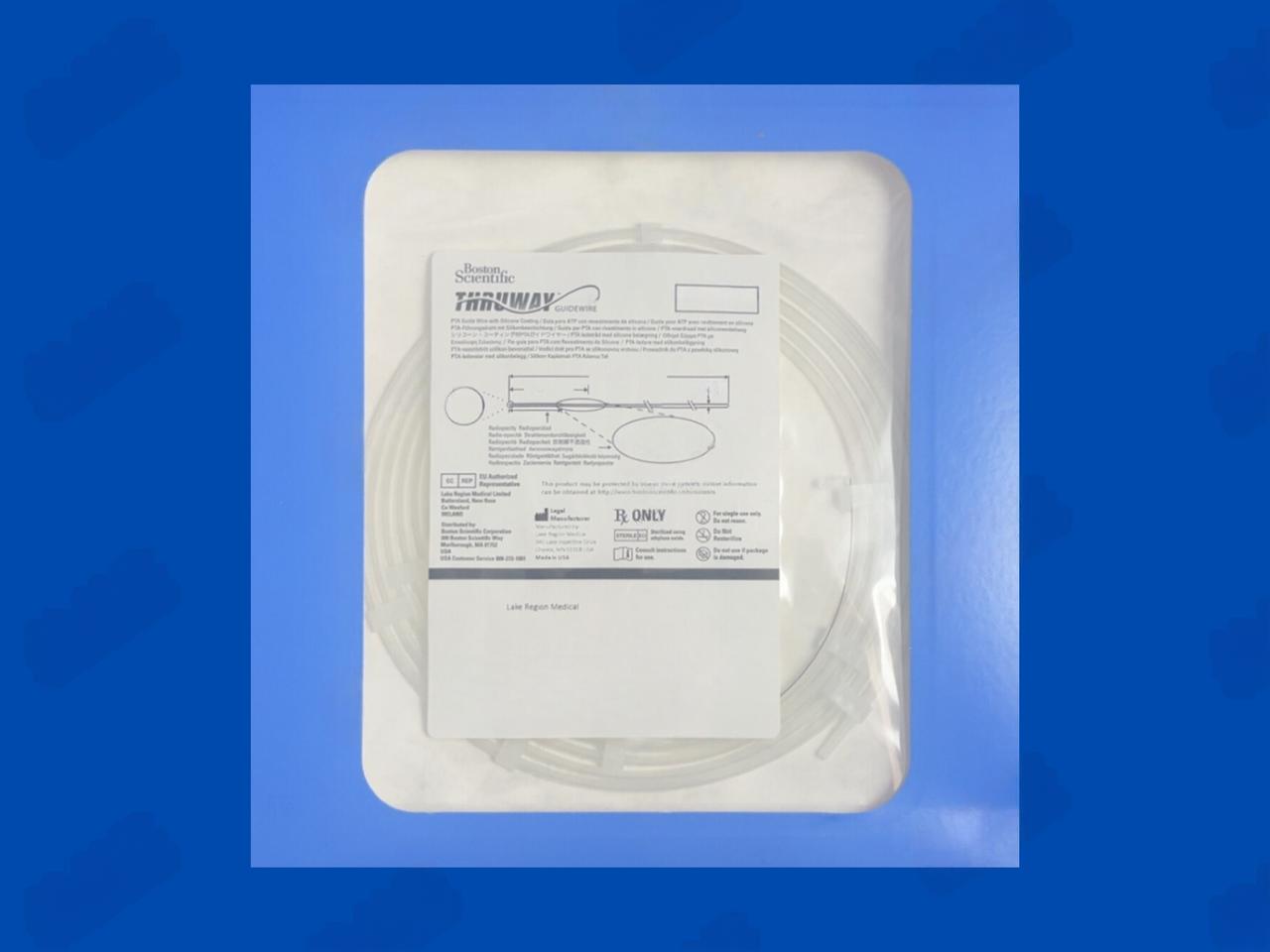 Thruway PTA Guidewire with Silicone Coating - Short Taper - Straight - .018" x 190cm