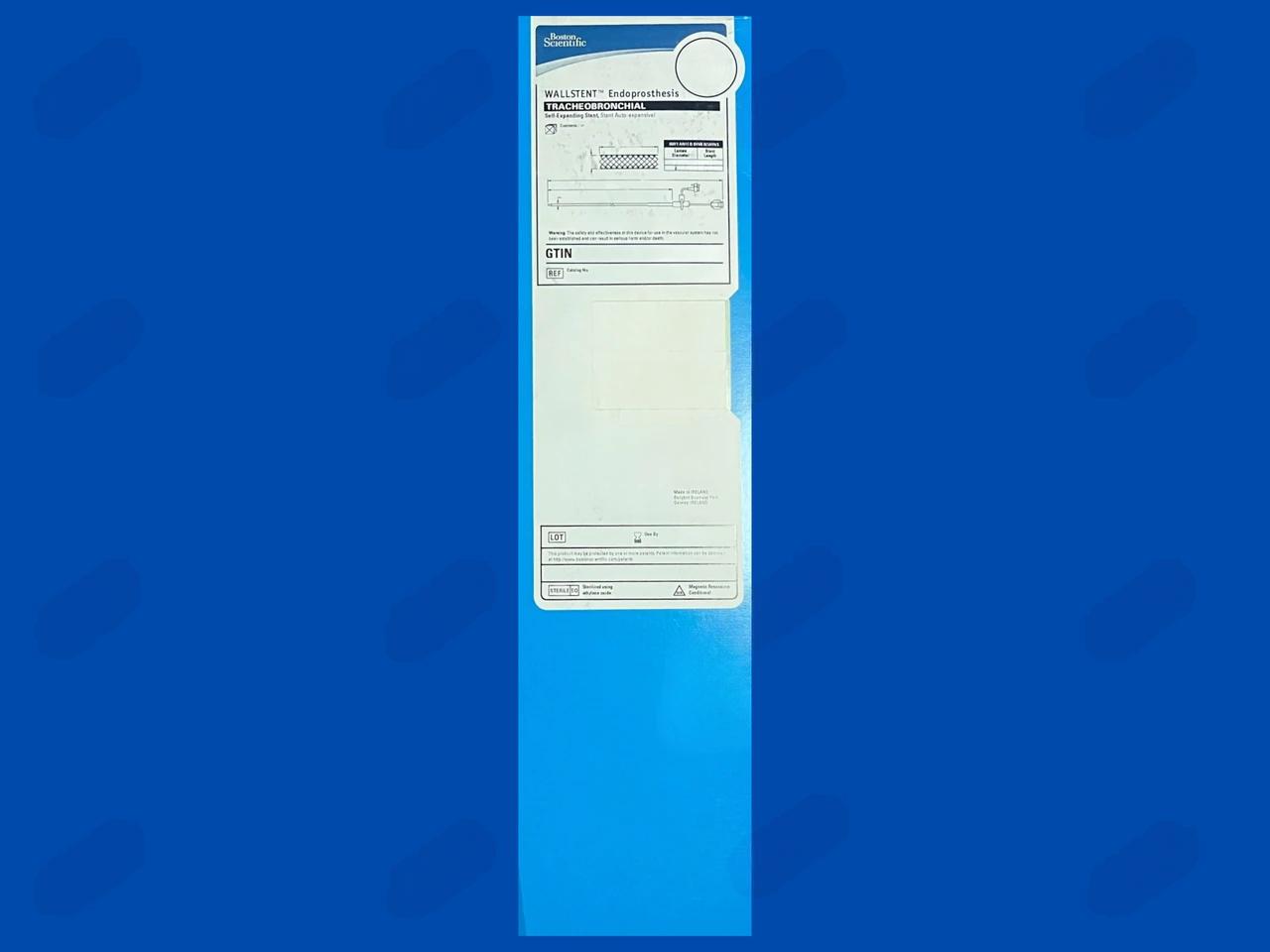 WALLSTENT Endoprosthesis Self-Expanding Stent - Tracheobronchial - 18mm x 90mm x 75cm