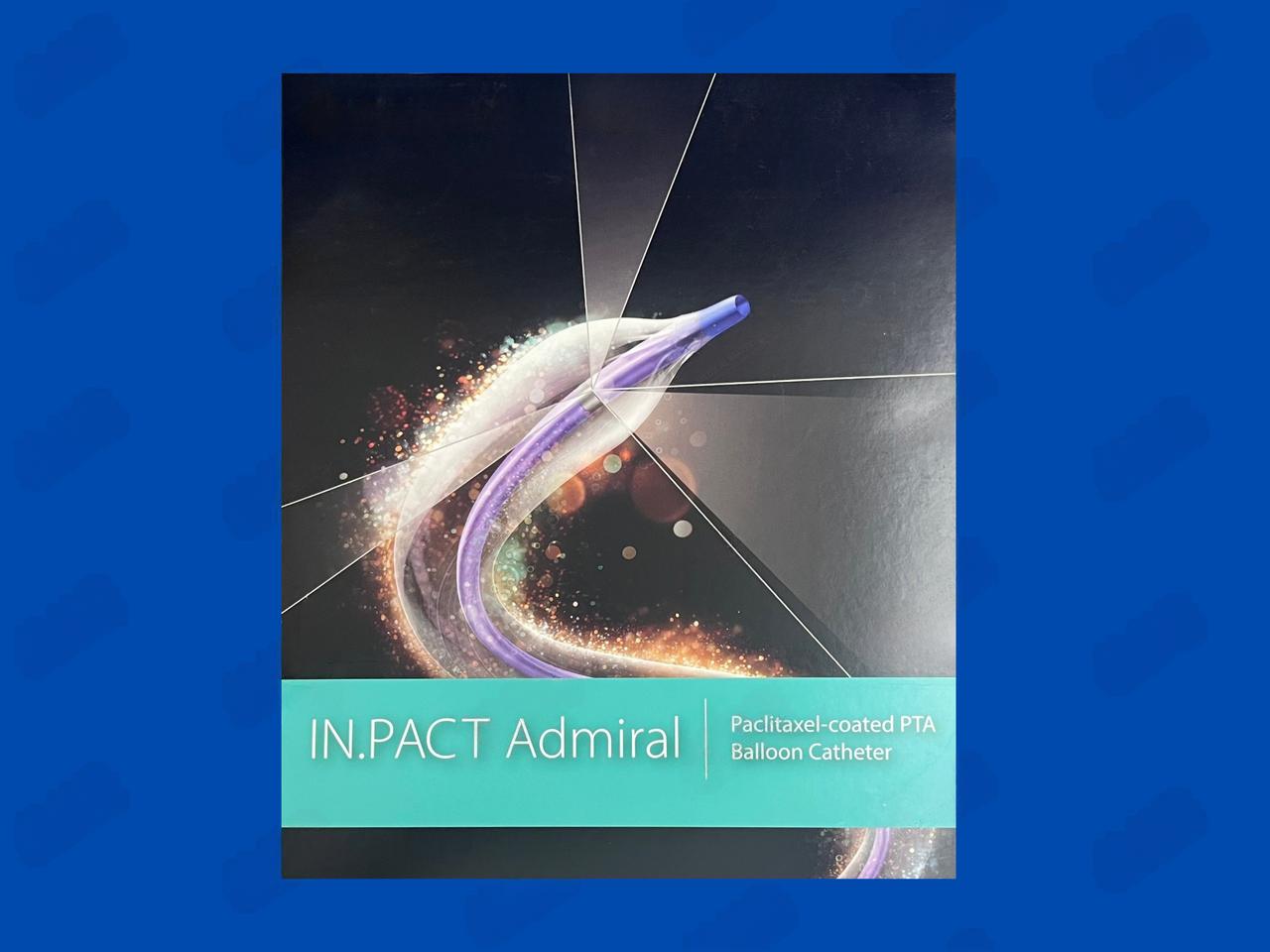 IN.PACT Admiral Paclitaxel-coated PTA Balloon Catheter - OTW - 6.0mm x 60mm x 130cm