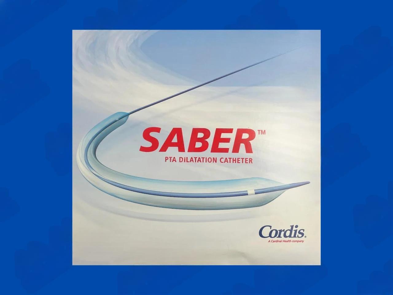SABER .018" OTW PTA Dilatation Catheter - 6mm x 4cm x 150cm