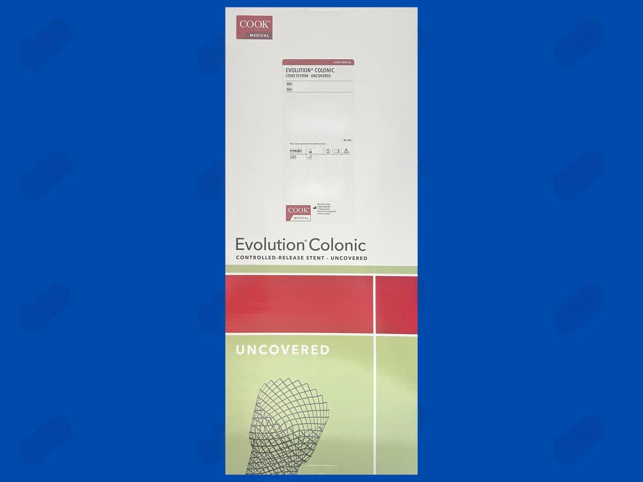 Evolution Colonic Controlled-Release Stent System - Uncovered - EVO-25-30-6-C - 25mm x 6cm
