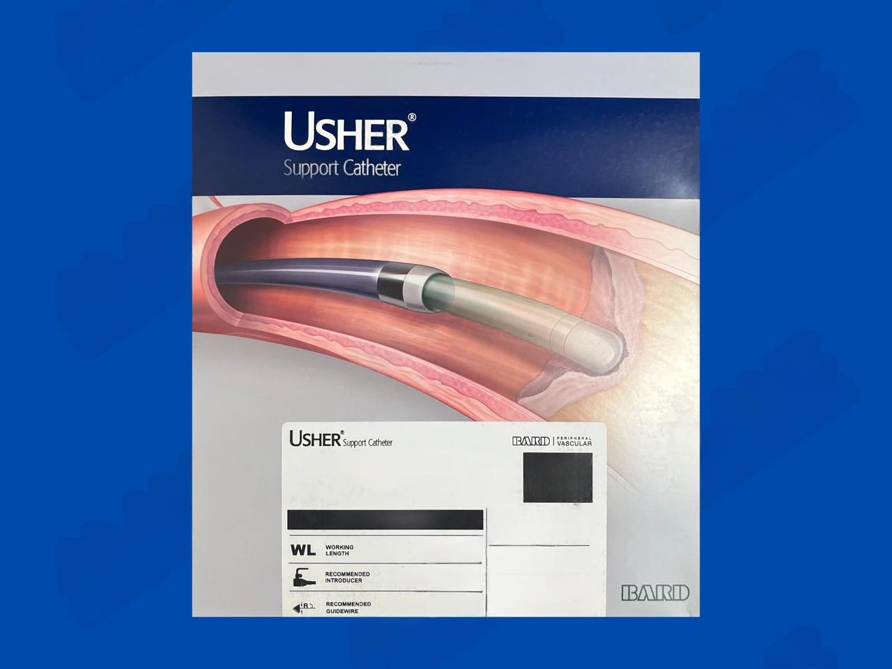 USHER Support Catheter - Angled Tapered - 130cm x 6Fr