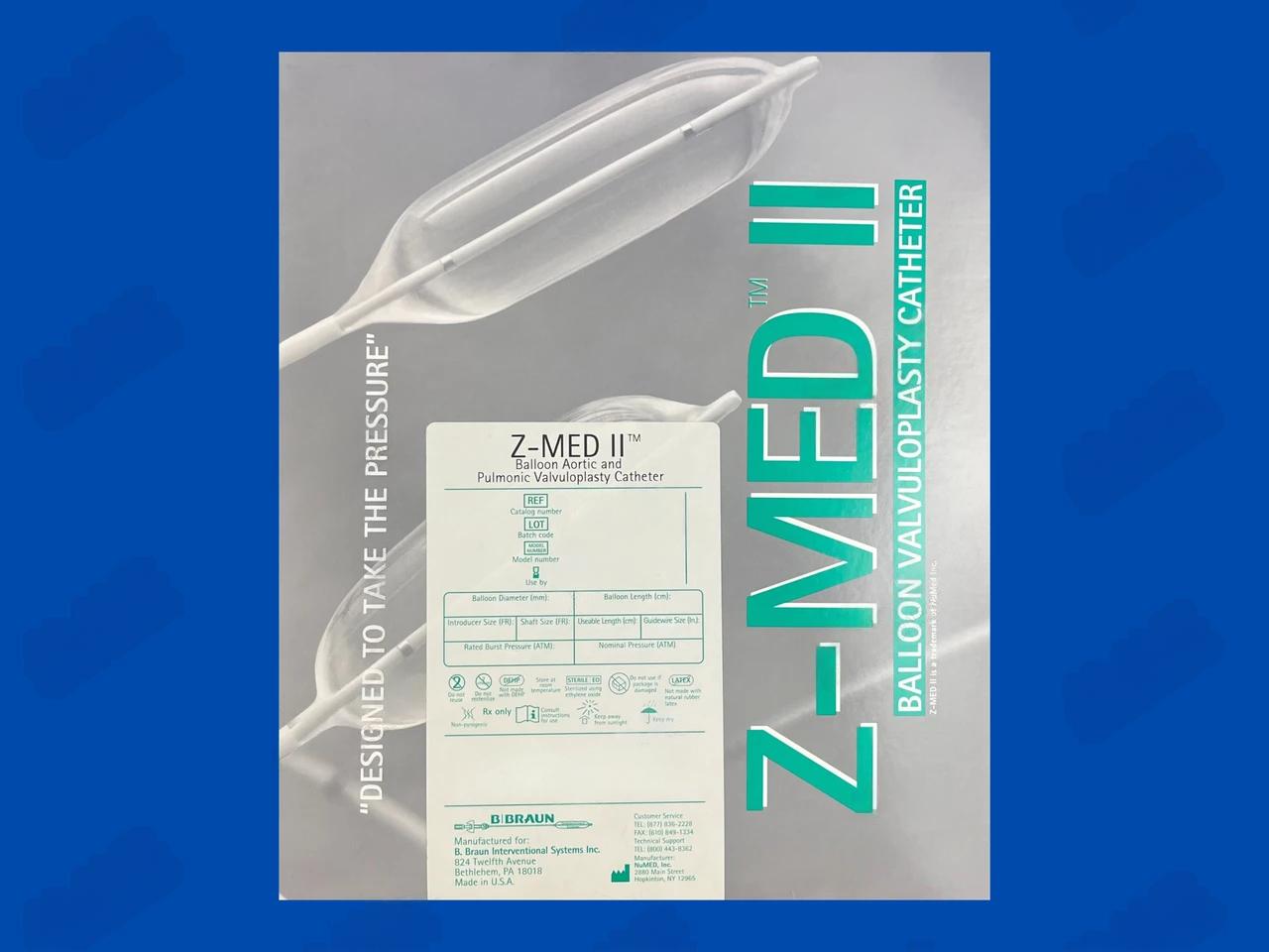 Z-MED II Balloon Aortic and Pulmonic Valvuloplasty Catheter - 28mm x 4cm x 100cm