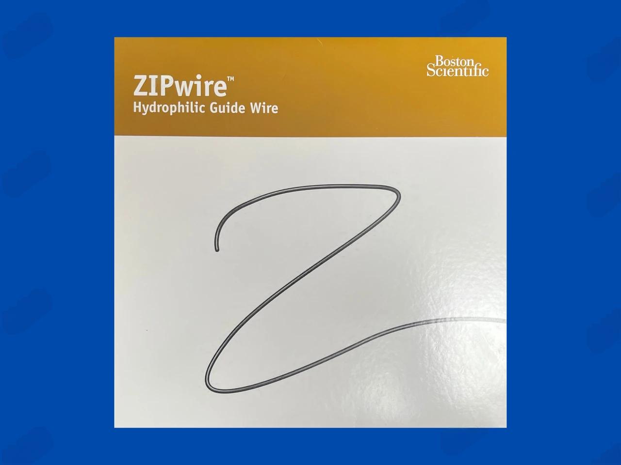 ZIPwire PTA Hydrophilic Guidewire - Stiff, Straight - .038" x 150cm
