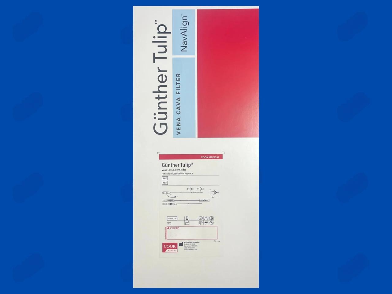 Gunther Tulip Vena Cava Filter - Jugular Approach - IGTCSF-65-1-JUG-TULIP - 7Fr x 65cm