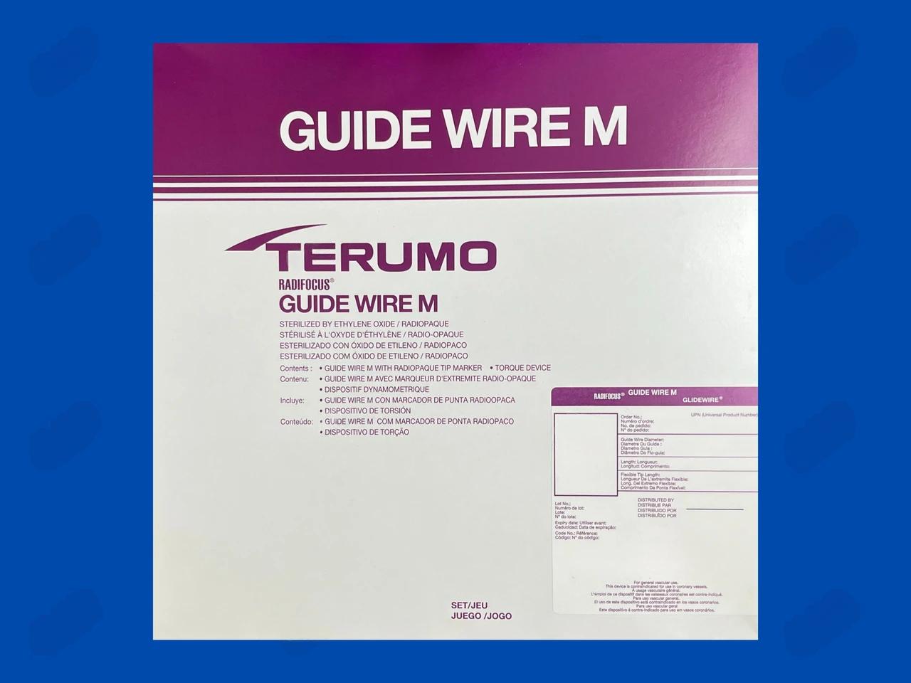 Radifocus Guide Wire M - Small Vessel Glidewire Gold - RF*RB18185TA - 70° Angled - .018" x 180cm x 5cm