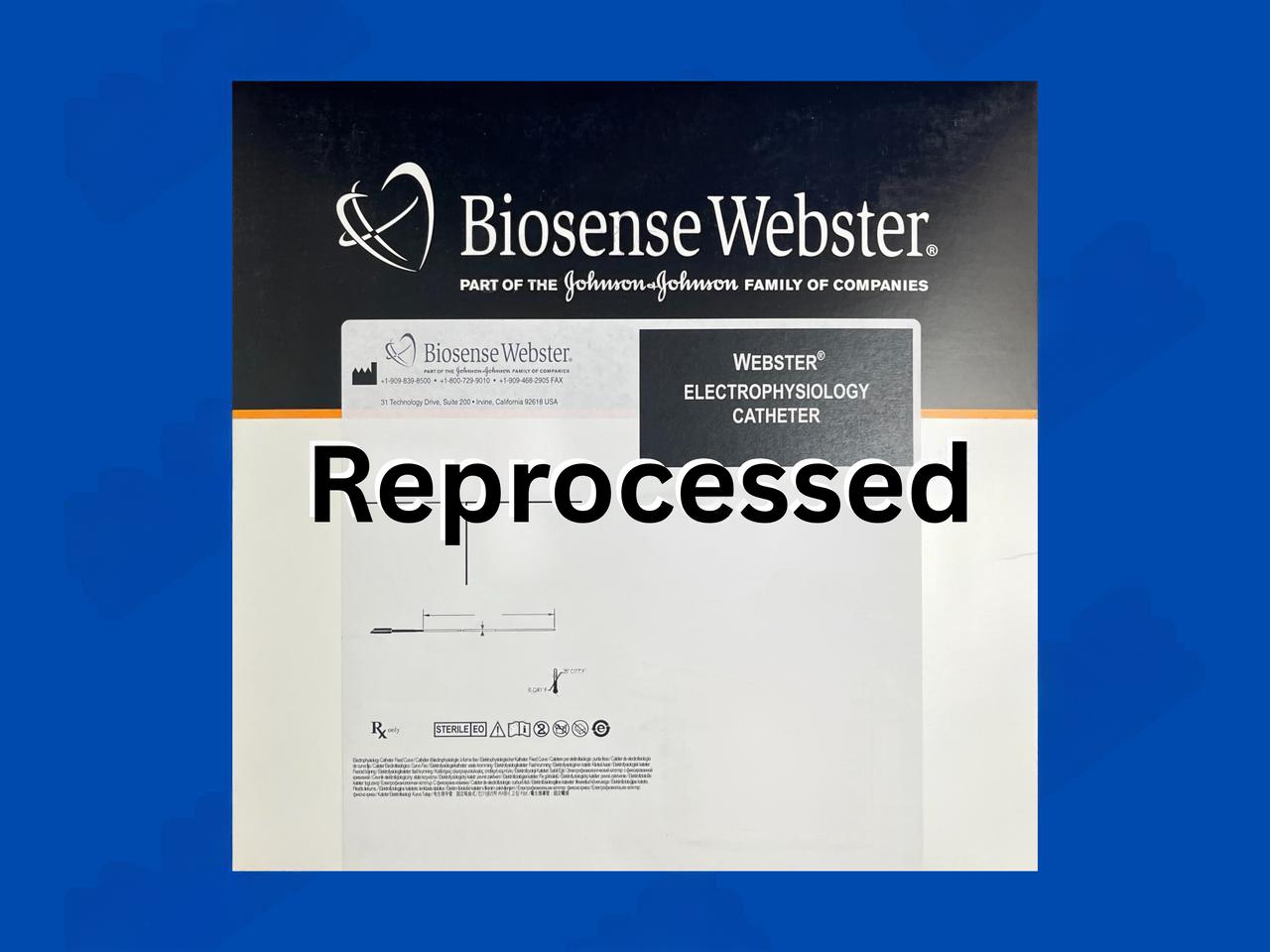 WEBSTER Electrophysiology Catheter - Deflectable Tip - 2-5-2mm - F-Type/Orange - 6Fr x 115cm - Reprocessed