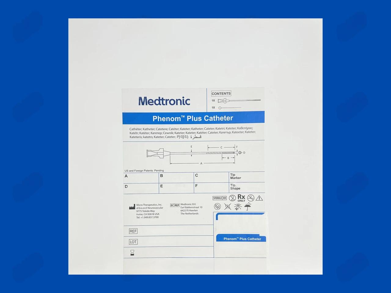 Phenom Plus Catheter - Straight Tip Shape - 4.7Fr/4.2Fr x 120cm