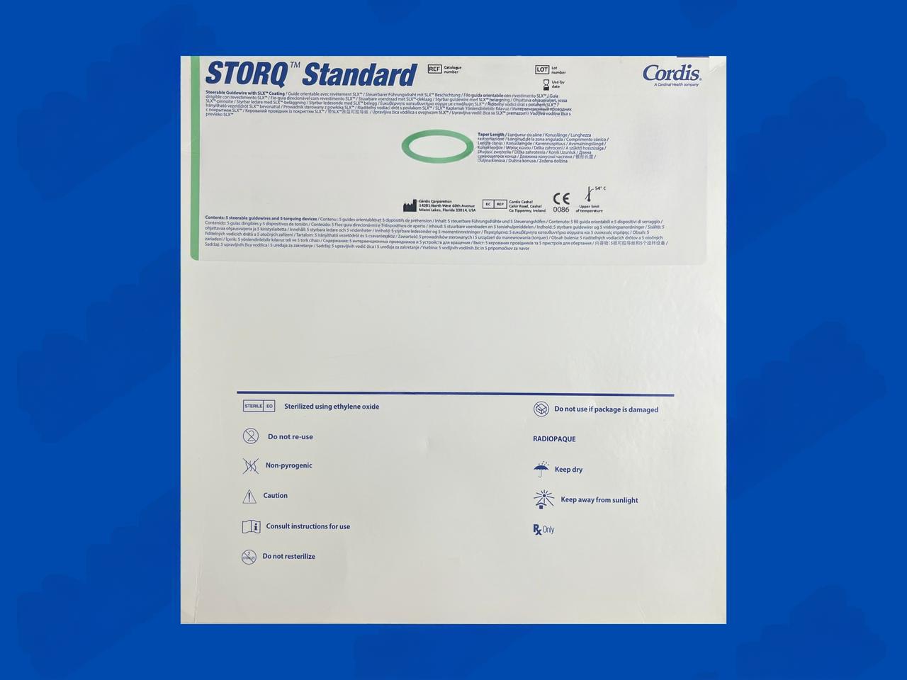 STORQ Standard Steerable Guidewire with SLX Coating - Modified J - .035" x 300cm x 10cm