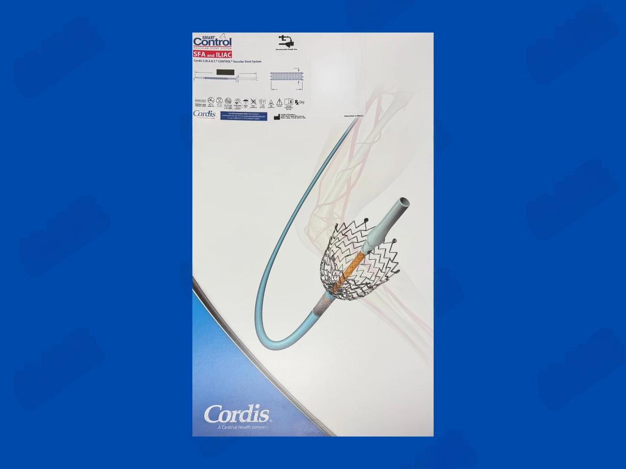 S.M.A.R.T. Control Vascular Stent System - SFA and ILIAC - 6mm x 20mm x 80cm