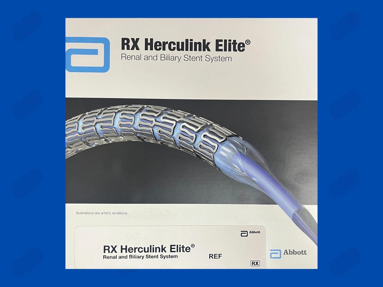 RX Herculink Elite Renal and Biliary Stent System - 5.0mm x 12mm x 135cm
