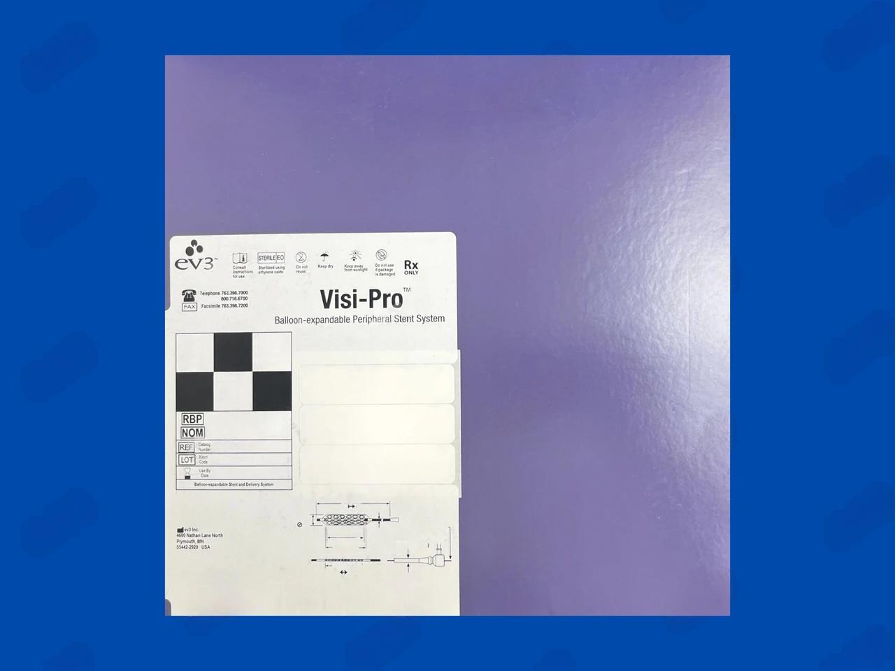 Visi-Pro Balloon-Expandable Peripheral Stent System - OTW - 9mm x 37mm x 135cm
