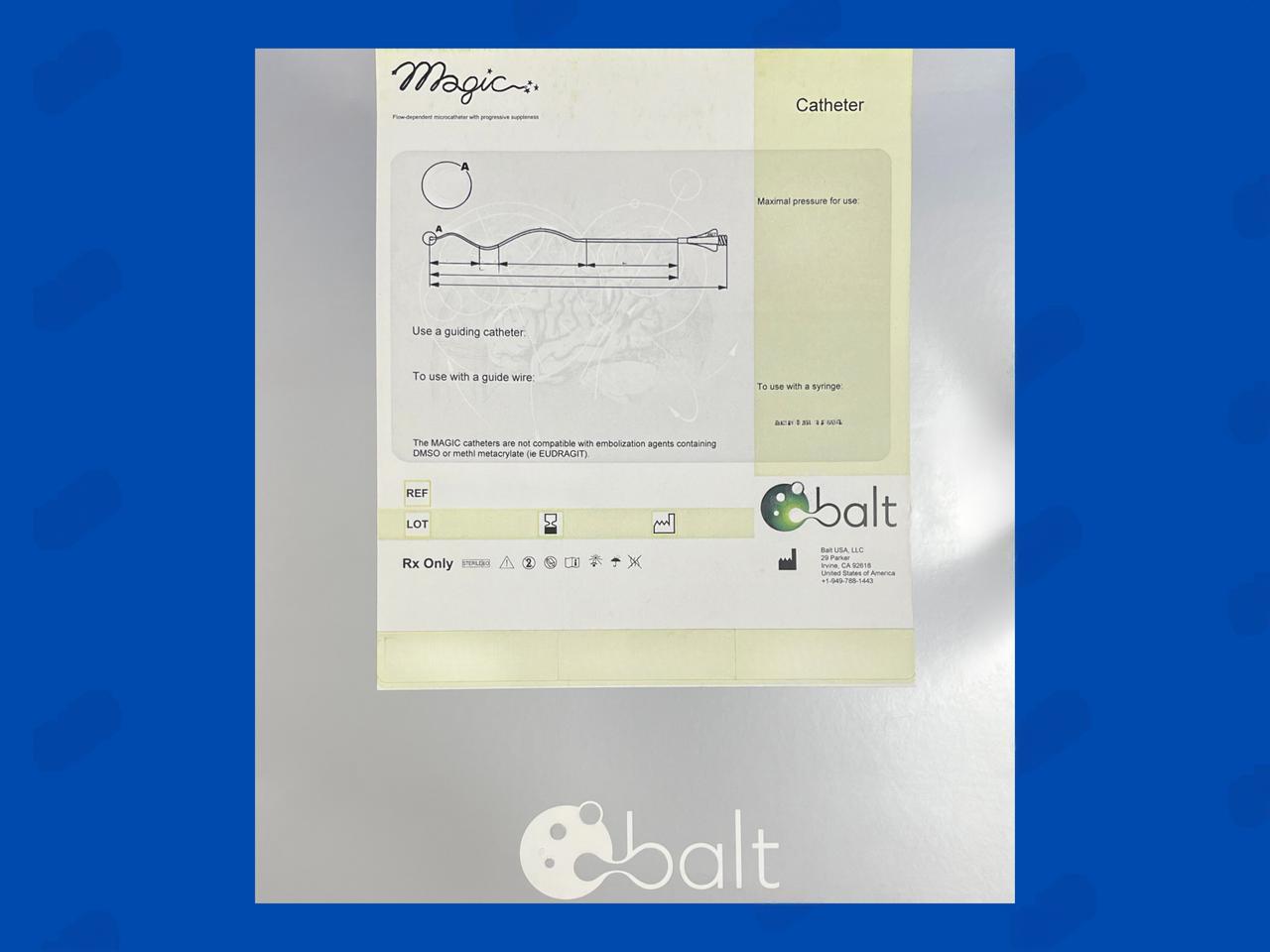 Magic Flow-Dependent Microcatheter with Progressive Suppleness - 1.2Fr x 165cm