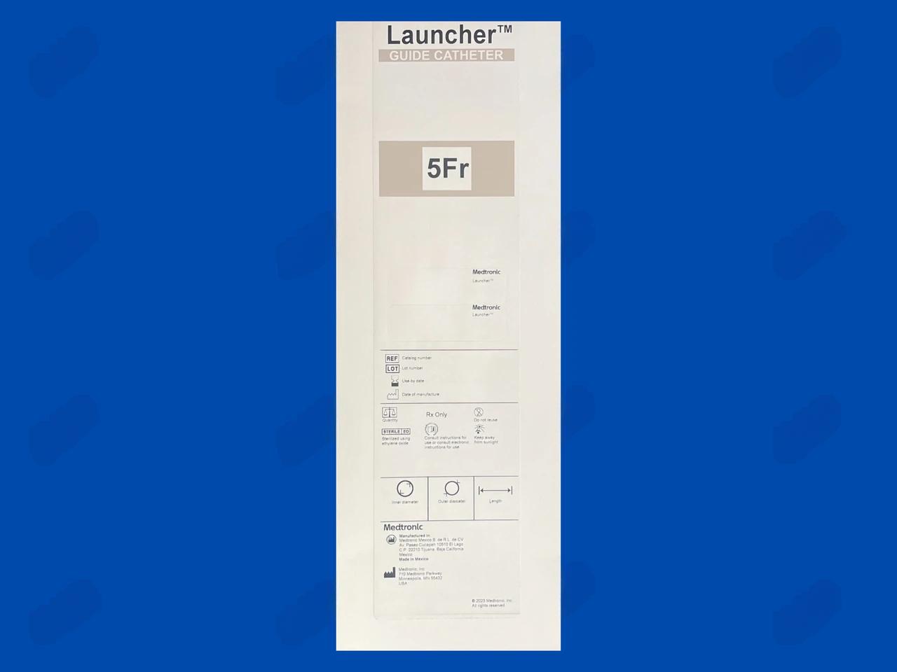 Launcher Guiding Catheter - 3D RIGHT - 5Fr x .058"-.0695" x 100cm