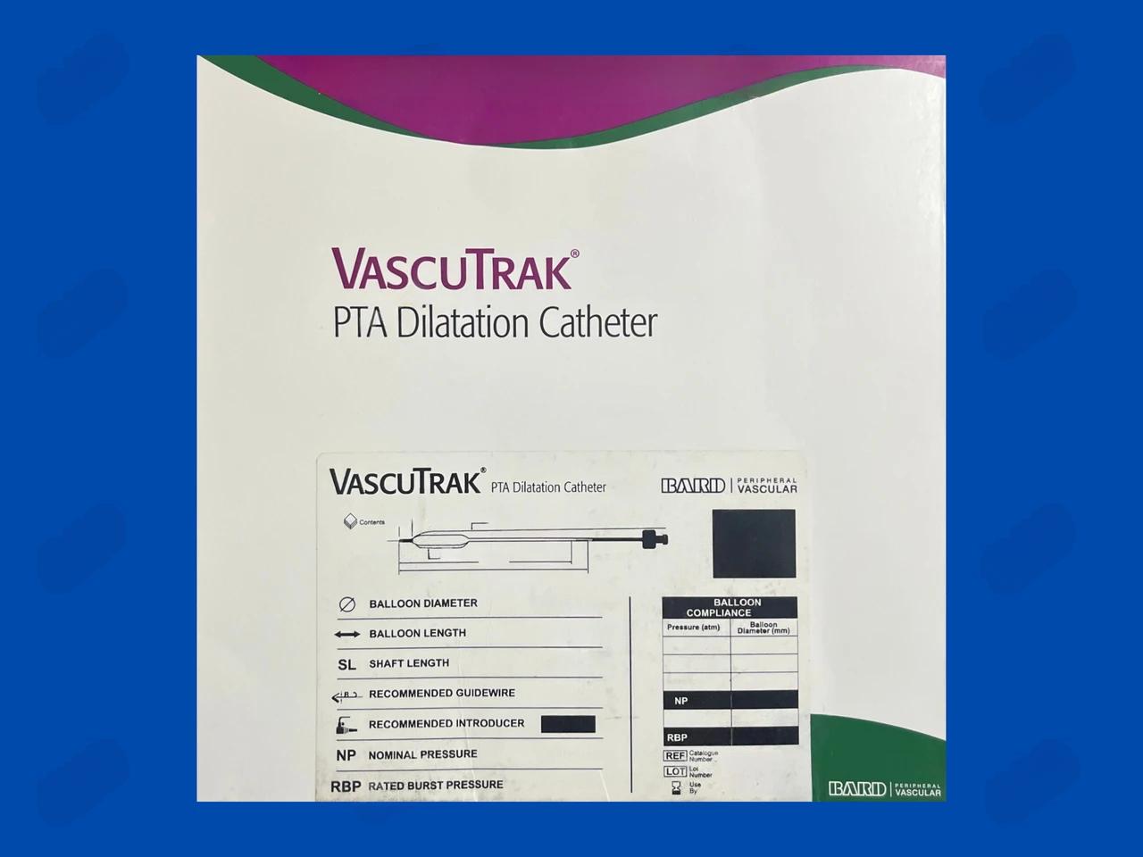 VascuTrak PTA Dilatation Catheter - 4mm x 200mm x 140cm x 5Fr