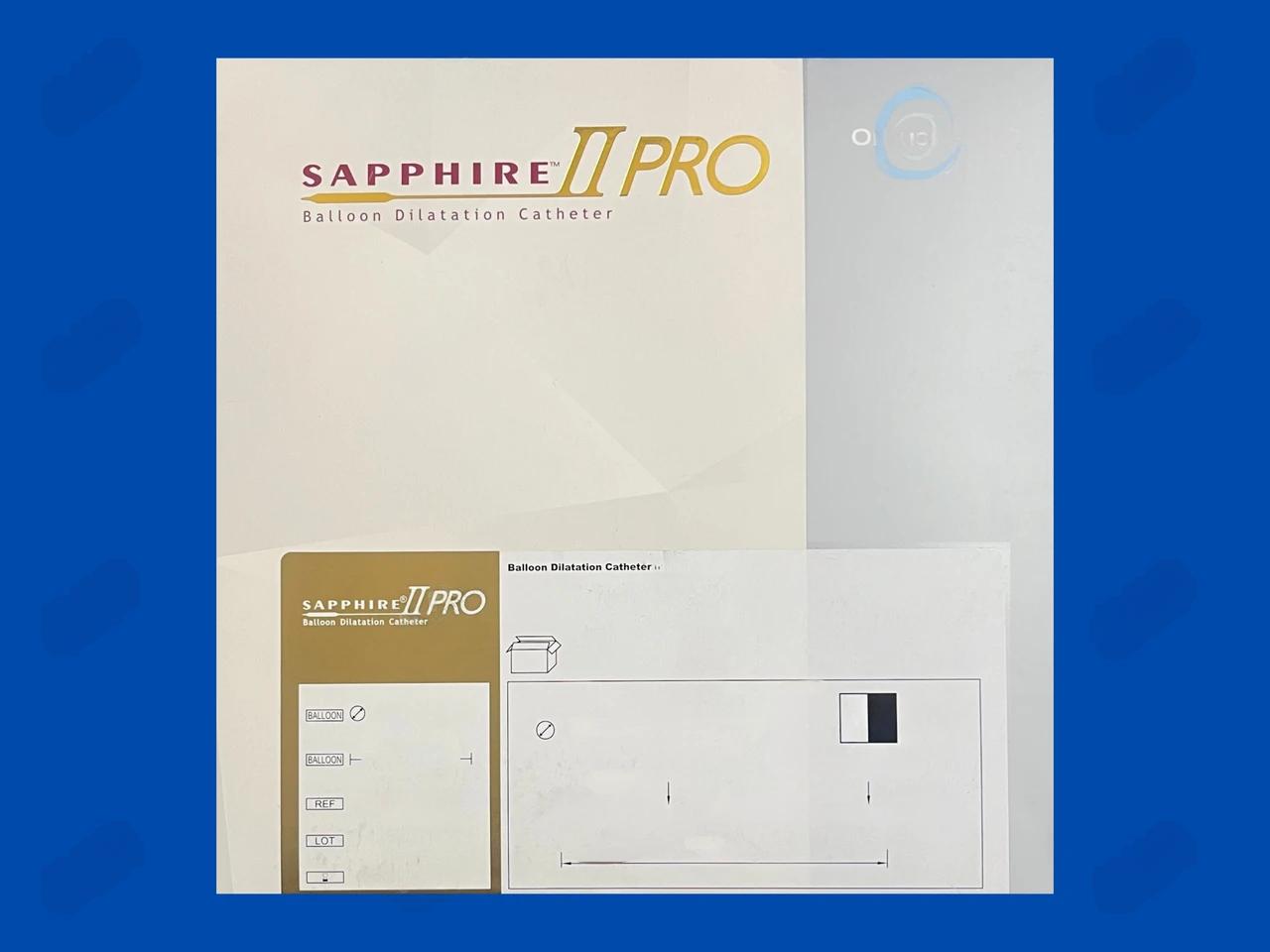Sapphire II Pro Coronary Balloon Dilatation Catheter - RX - 2.5mm x 12mm x 140cm