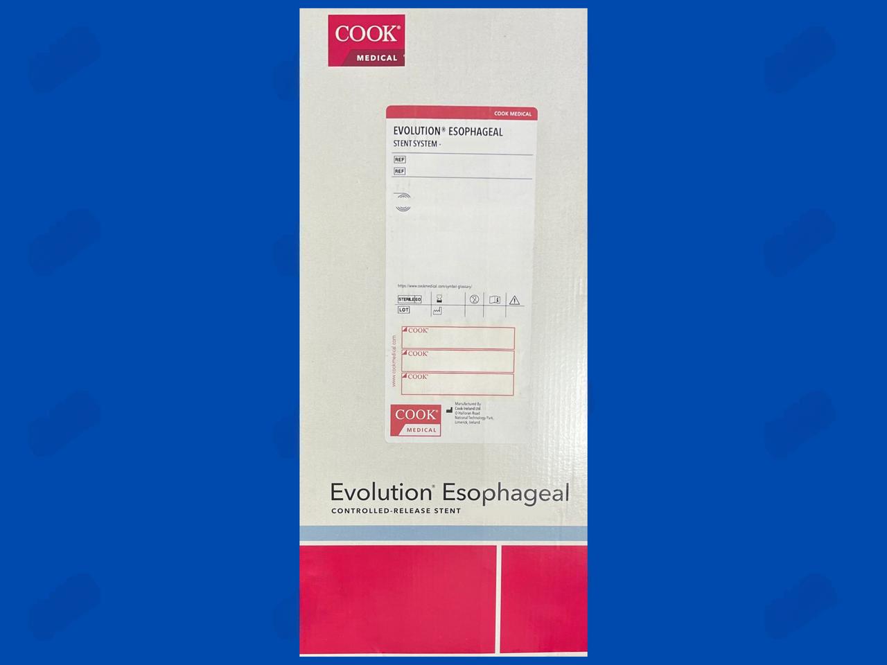 Evolution Esophageal Controlled-Release Stent System - Partially Covered - EVO-20-25-10-E - 20mm x 10cm