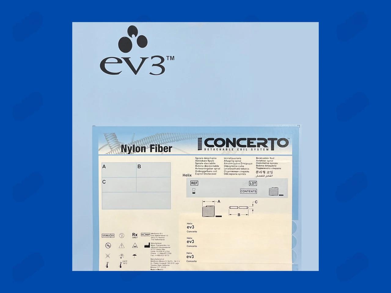 CONCERTO Detachable Coil System - Nylon Fiber - Helix - 8mm x 30cm